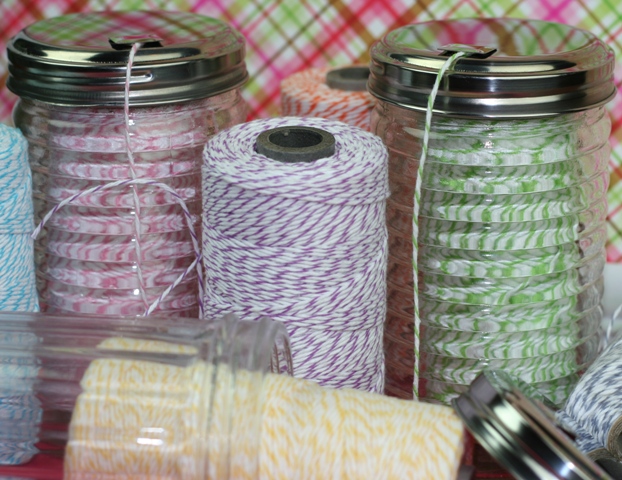Inexpensive Sugar Dispenser As Twine Container