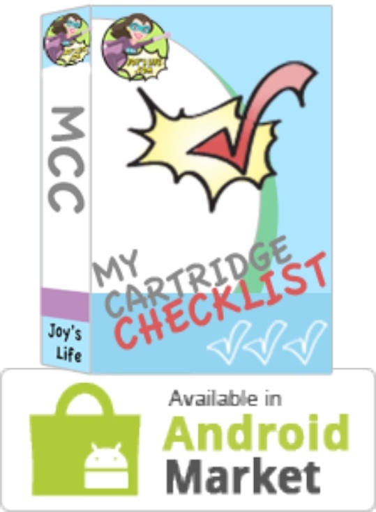 My Cartridge Checklist Android APP Update