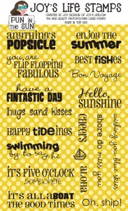 Pun in the Sun Stamp Set at JoysLife.com Products page. #joyslifestamps #joyslife