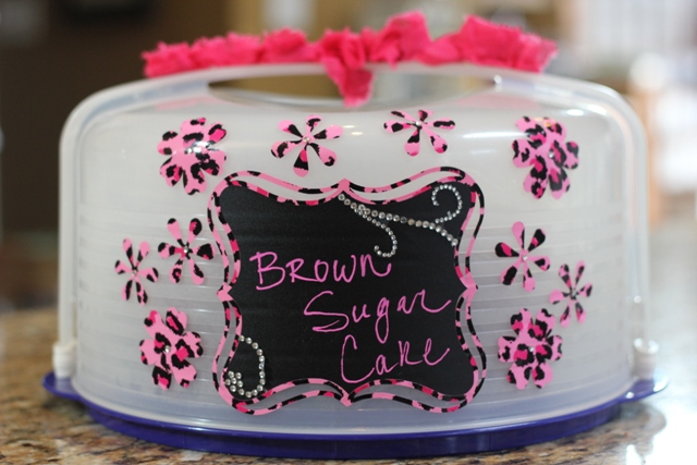 Recipe for Fun Blog Hop – Vinyl Cake Carrier