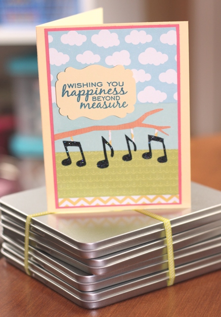 Cricut Music Card and CD Gift Tins