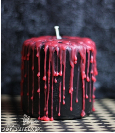 How to Make a Bloody Candle for Halloween