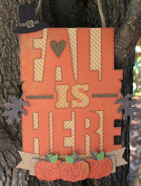 fall is here sign