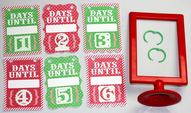 Photo Frame Hanging Advent Countdown Calendar – Lori Whitlock Blog Hop