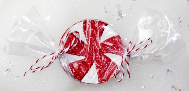 Peppermint Candy Tag with XXL Glue Dots