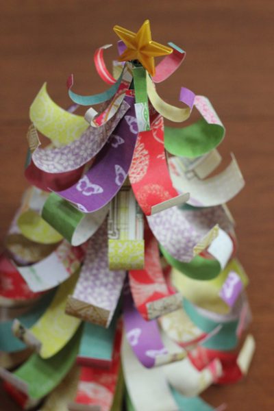 How to Make a Christmas Tree from Paper Scraps – Joy's Life