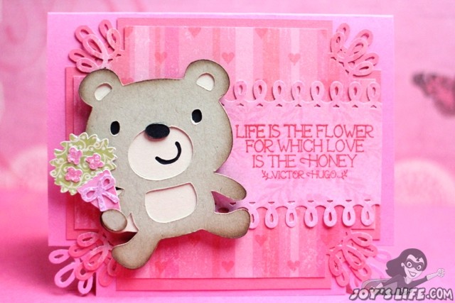 Cricut Create a Critter 2 Bear Valentine