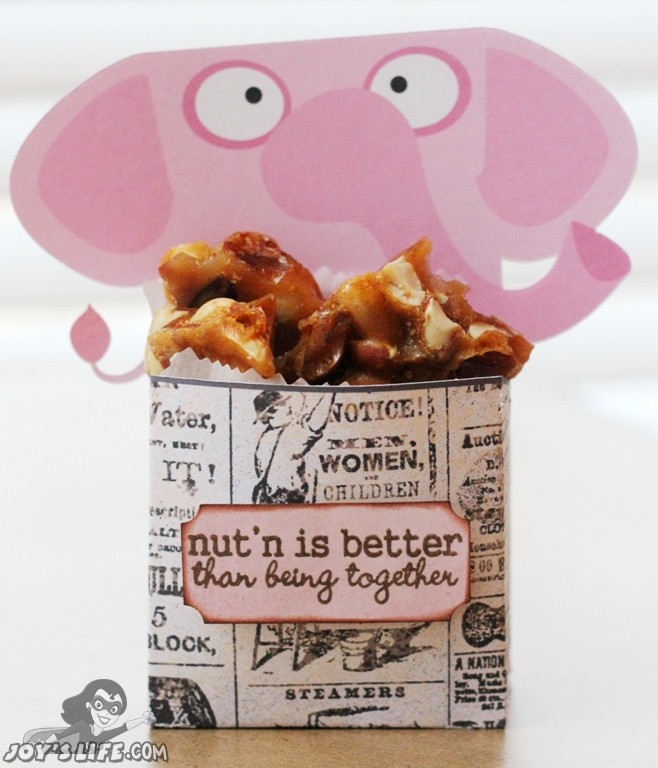I wonder what the elephant's stand is on peanut brittle? Hmmm... LOL!