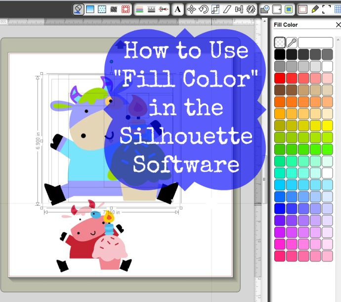 How to Use Fill Color in the Silhouette Software