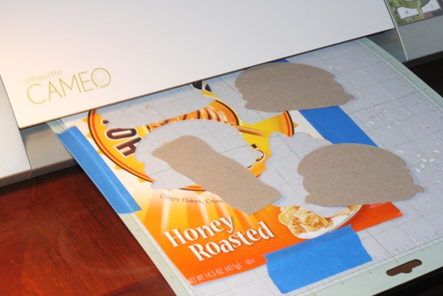 Cutting Cereal Box with Cameo