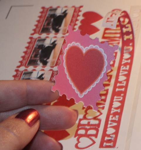 Heart Stamp Sticker