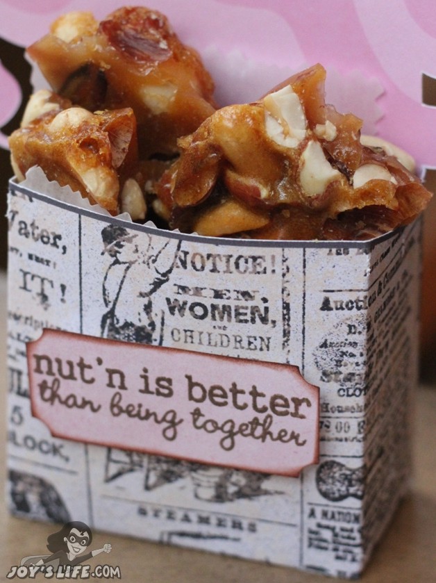 Adorable Lettering Delights Elephant Bag and Peanut Brittle Recipe