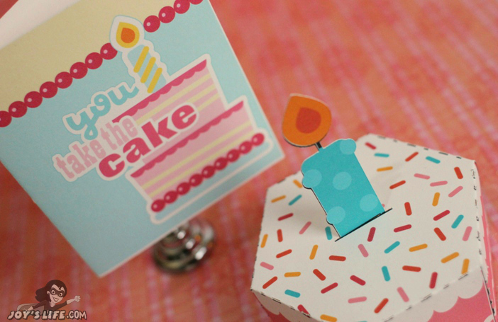 Cupcake Card and 3D Cake – Lettering Delights