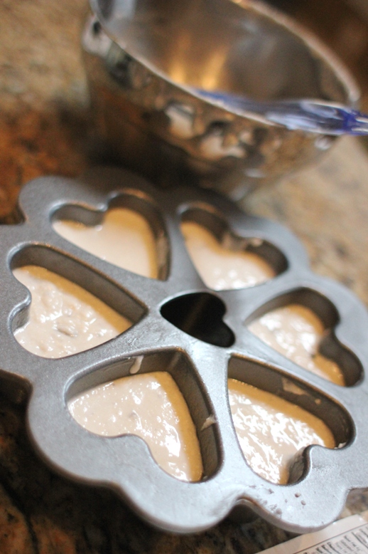 Heart shaped pan, you rule!