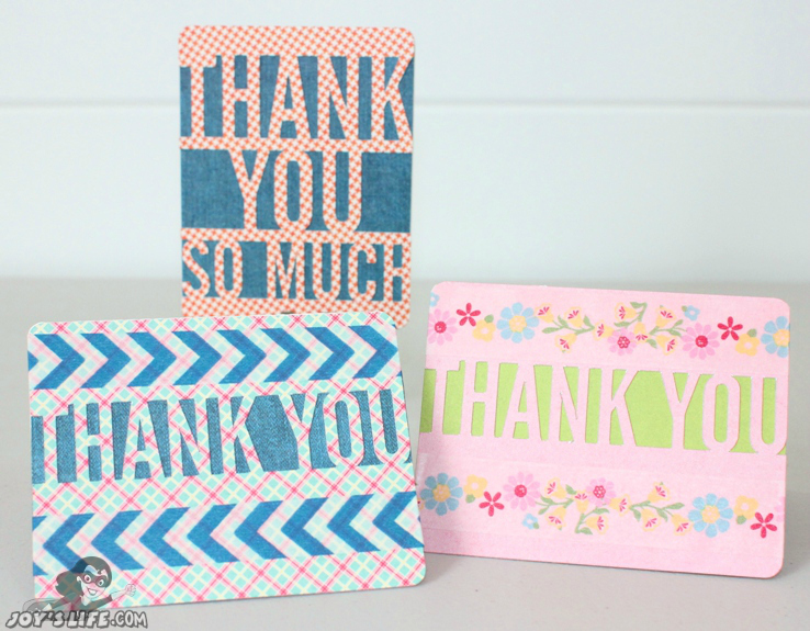 Quick Thank You Cards – Lori Whitlock Design Team