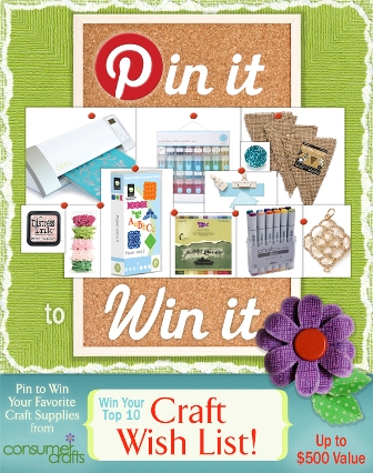 Pin it to Win it with ConsumerCrafts #craftwishlist