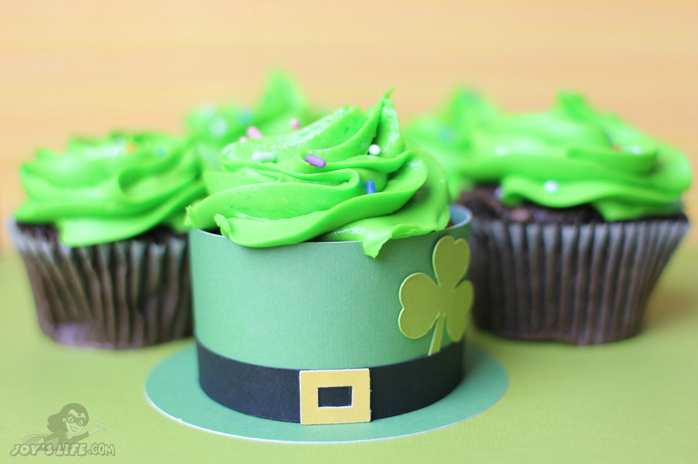 Leprechaun Hat Cupcake Wrapper at www.joyslife.com