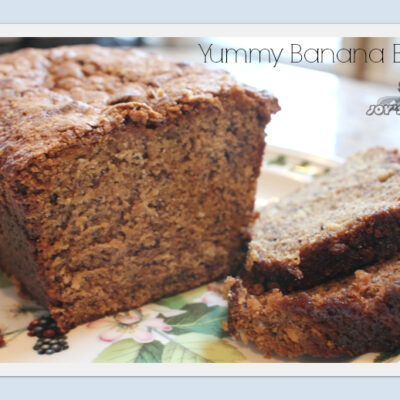 Banana Bread Recipe at www.joyslife.com