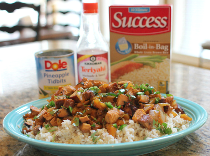 Success Rice Chicken Teriyaki Pineapple Bowls