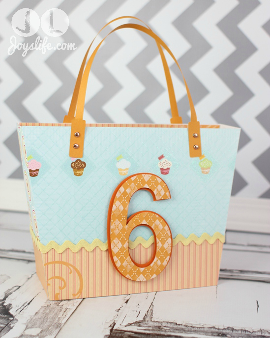 Child's Birthday Gift Bag using SVGCuts Luxury Handbags