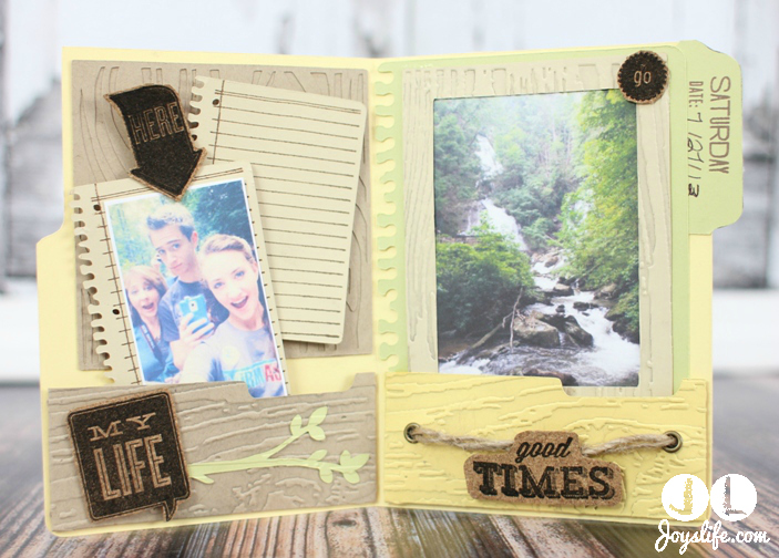 Cricut Artbooking Mini Album Nature Pages