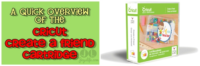 Cricut Create a Friend Cartridge Video Overview