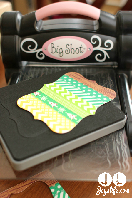 Big Shot Washi Top Note