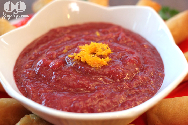 Ginger Orange Cranberry Dipping Sauce Recipe #PakTheParty #shop #cbias