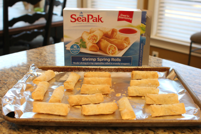 Rich's SeaPak Spring Rolls & Ginger Orange Cranberry Dipping Sauce Recipe #PakTheParty #shop #cbias