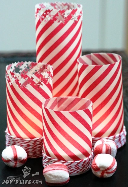 Peppermint Stick Tealight Candles