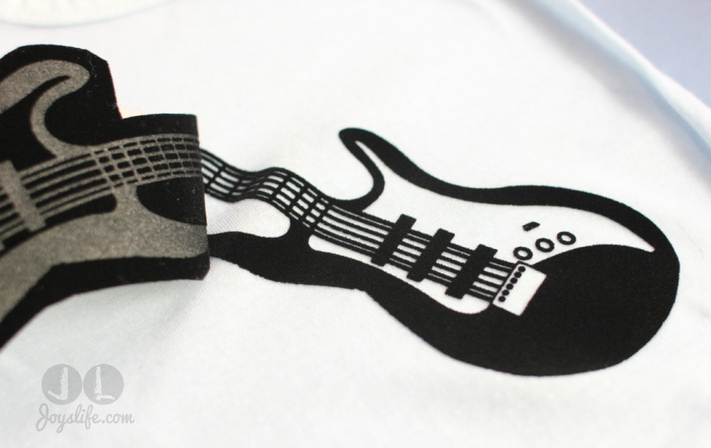 You Rock Baby Iron On Guitar Baby Onesie #SEI #Guitar #Baby #Onesie #DIY