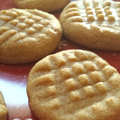 No Flour Peanut Butter #Cookies #Recipe