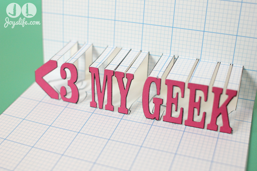 Heart My Geek PopUp Card Studio Software #PopUpCardStudio #diecut #card