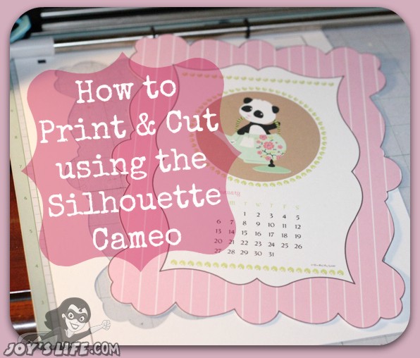 How to Print & Cut Using the Silhouette Cameo #SilhouetteCameo #diecut #tutorials
