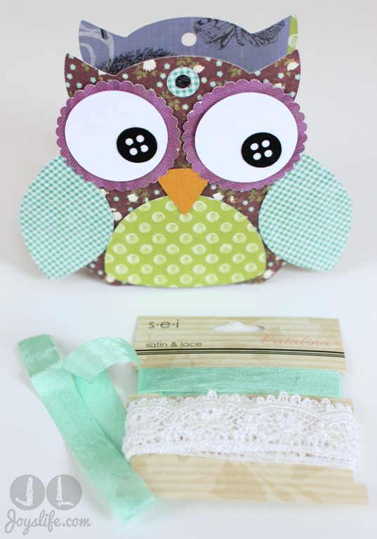 Owl Treat Box with Silhouette Cameo and SEI #SEI #SilhouetteCameo #Owl #3D #LoriWhitlock