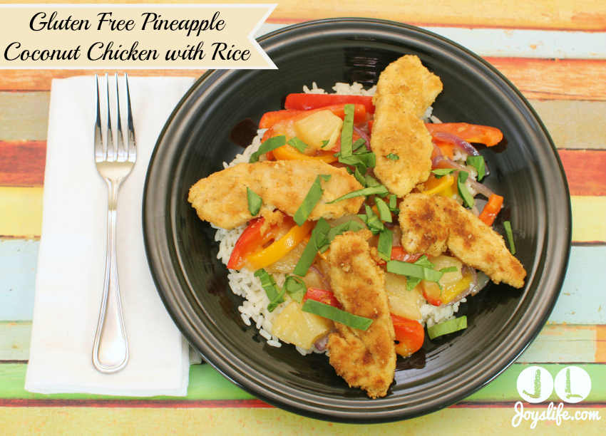 Gluten Free Pineapple Coconut Chicken with Rice