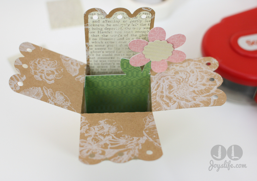 3D Pop Up Flower Card #SEI #SilhouetteCameo #LoriWhitlock #SVG #JoysLifeStamps