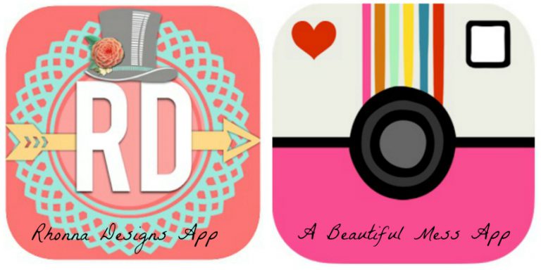 Two Photo Editing Apps I Love #ABeautifulMess #RhonnaDesigns #App #Technology