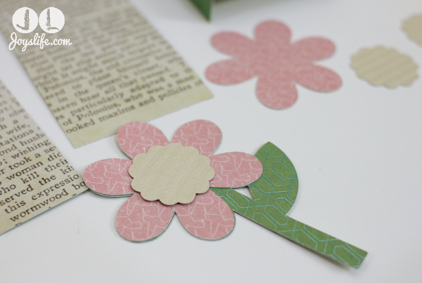 3D Pop Up Flower Card #SEI #SilhouetteCameo #LoriWhitlock #SVG #JoysLifeStamps