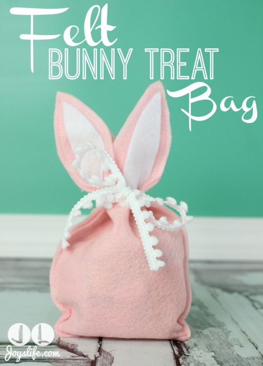 Felt Bunny Treat Bag