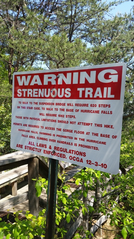 trail warning