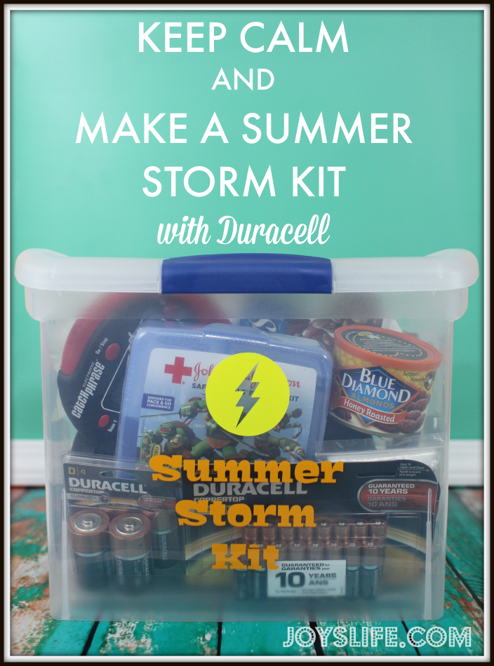 Keep Calm and Make a Summer Storm Kit with Duracell