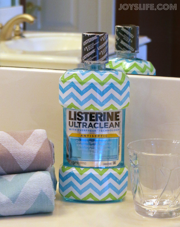 How Cute! Exclusive Chevron Listerine Bottles