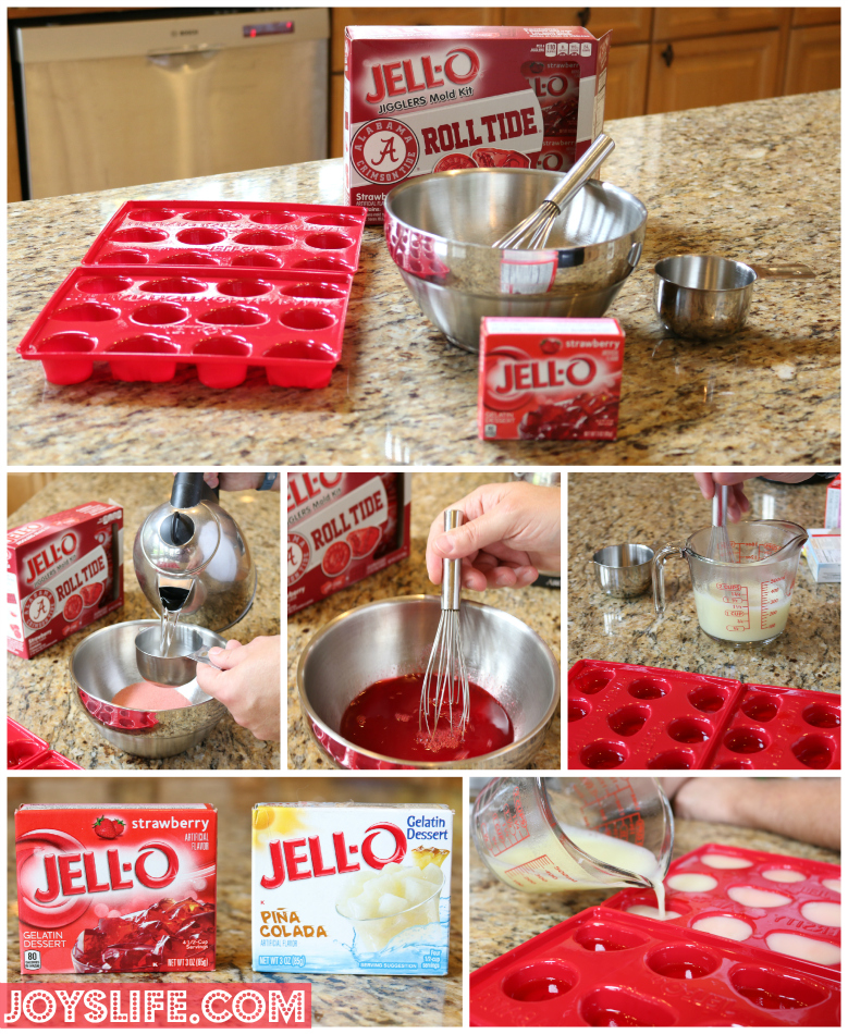 We Roll Tide with Our Alabama Game Day Food & Jell-O Jigglers #TeamJellO #shop #RollTide #Bama #footballfood