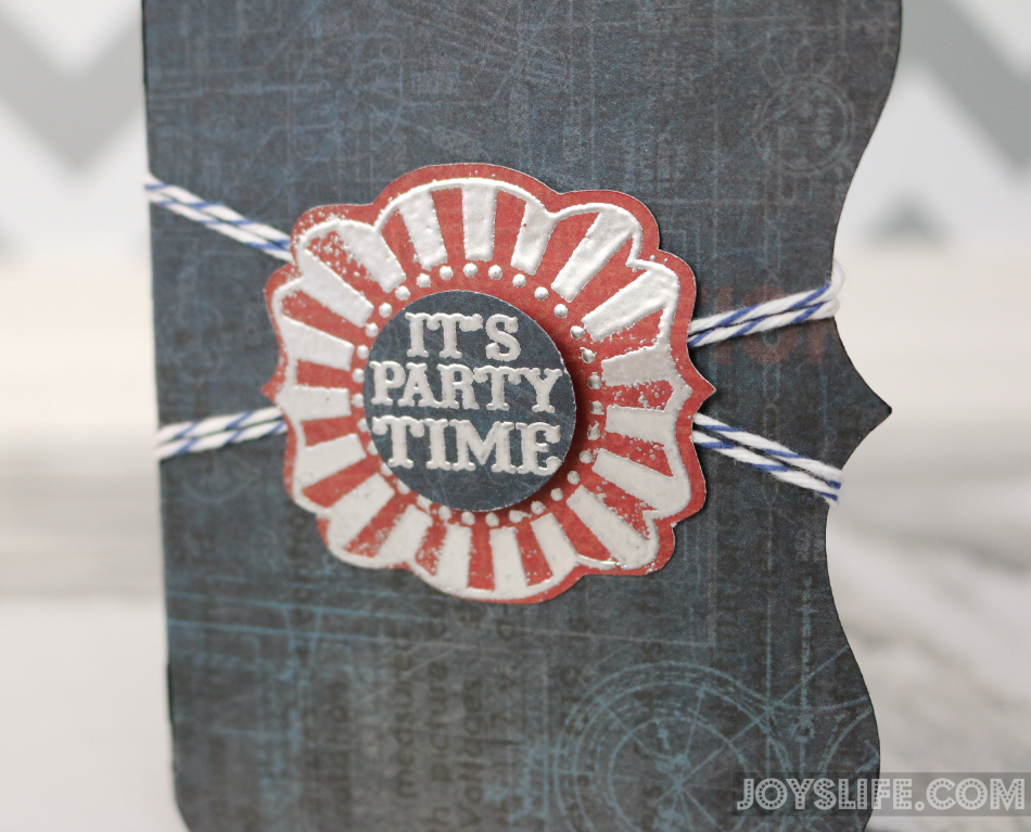 Cricut Artiste It's Party Time Gift Card Holder #Cricut #CricutArtiste #CTMH #GiftCardHolder