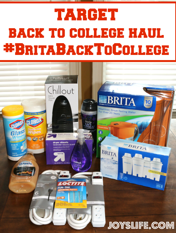 #ad Target Back to College Haul #BritaBackToCollege #giveaway #Target #brita #haul