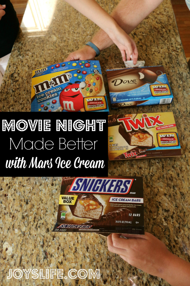 Movie Night Made Better with Mars Ice Cream #movies #mars #icecream #giveaway