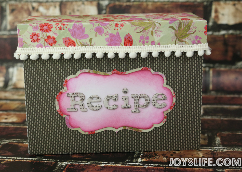 Paper Recipe Box with SEI