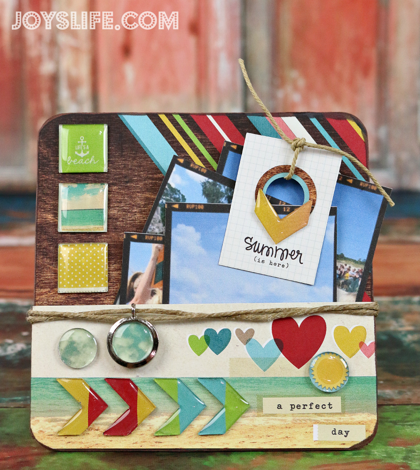 A Perfect Summer Day Chipboard Display with Epiphany Crafts