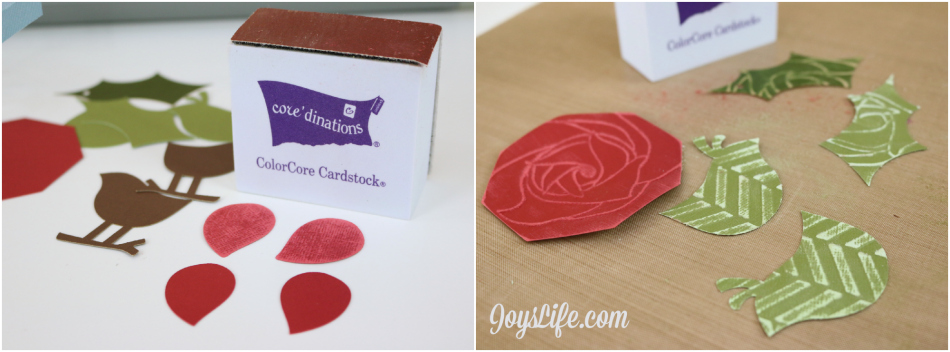 3D Cardstock Floral Birdcage with Xyron, Petaloo and Core'dinations #Xyron #Petaloo #Coredinations #SVGCuts